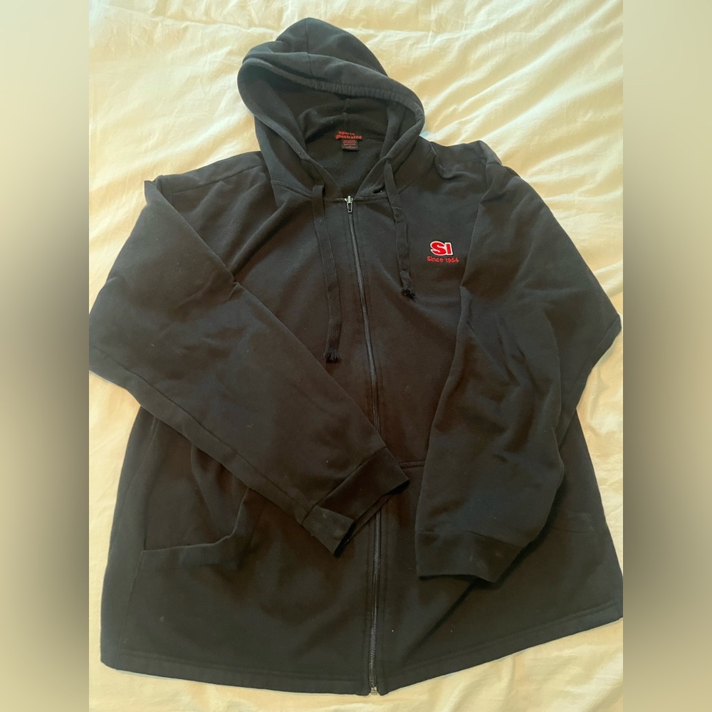 Sports Illustrated Black Zip-Up Hoodie